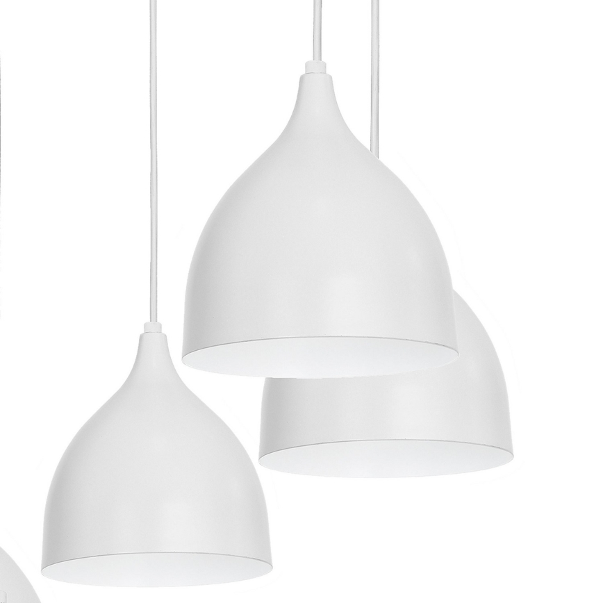 Hanglamp aan een koord NOAK 5xE27/15W/230V grijs