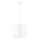 Hanglamp aan een koord NOVA 1xE27/15W/230V diameter 30 cm wit
