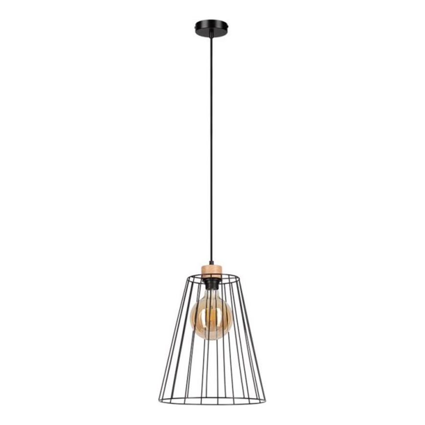 Hanglamp aan een koord ORAZIO 1xE27/60W/230V eiken