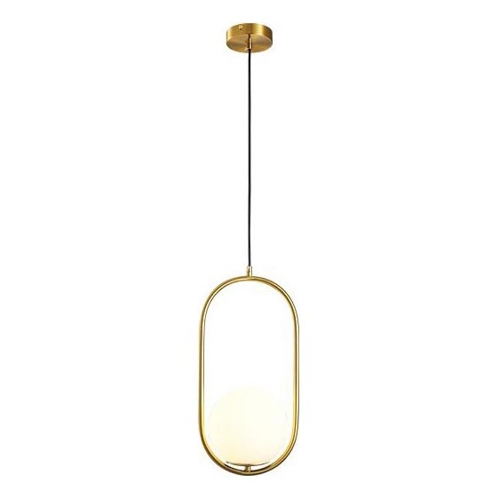 Hanglamp aan een koord ORBA 1xE27/15W/230V messing