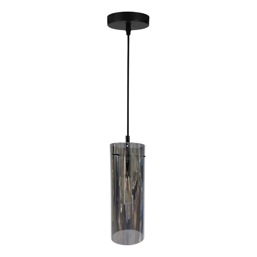Hanglamp aan een koord PADOVA 1xE27/15W/230V zwart