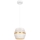 Hanglamp aan een koord PARIJS 1xE27/60W/230V wit/goud