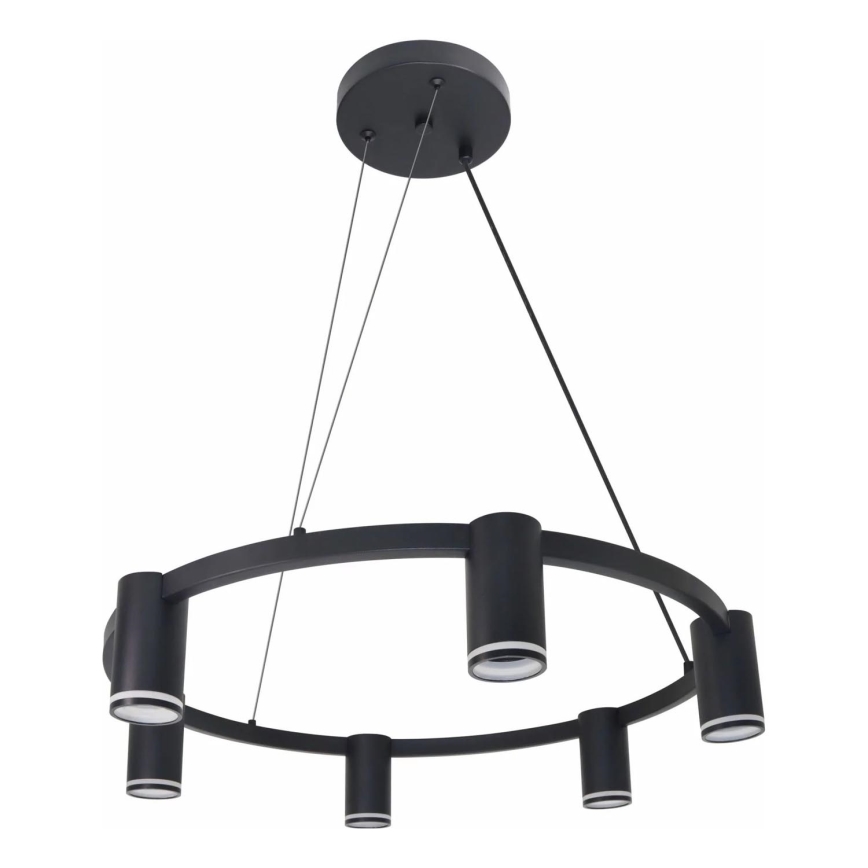 Hanglamp aan een koord PARIJS 6xGU10/12W/230V zwart