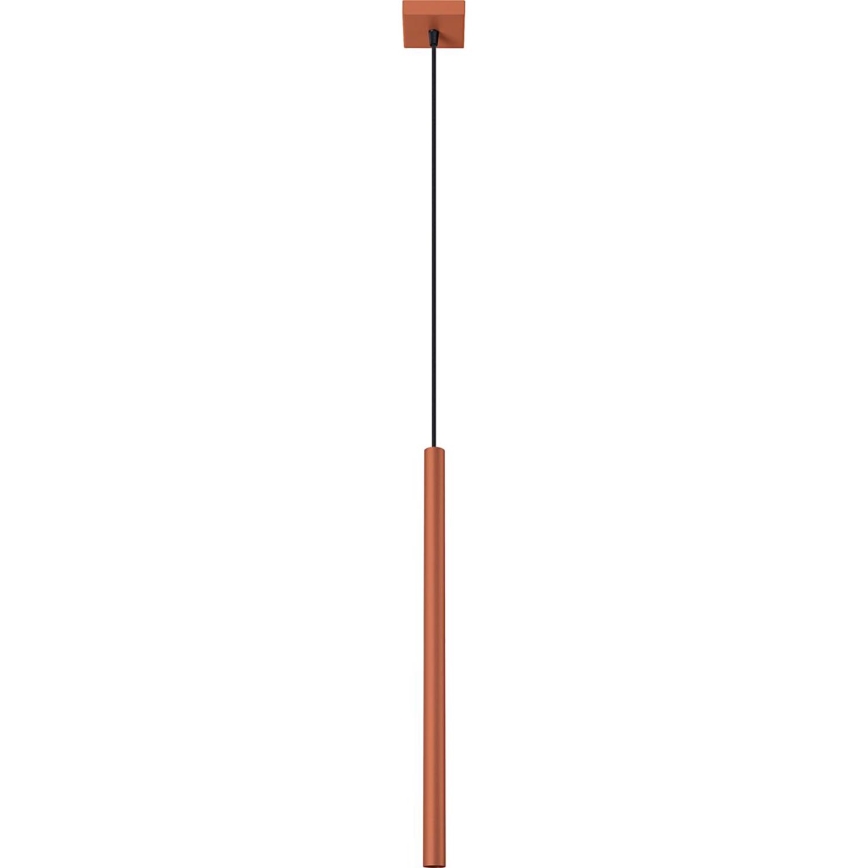 Hanglamp aan een koord PASTELO 1xG9/8W/230V rood