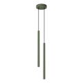 Hanglamp aan een koord PASTELO 2xG9/8W/230V groen