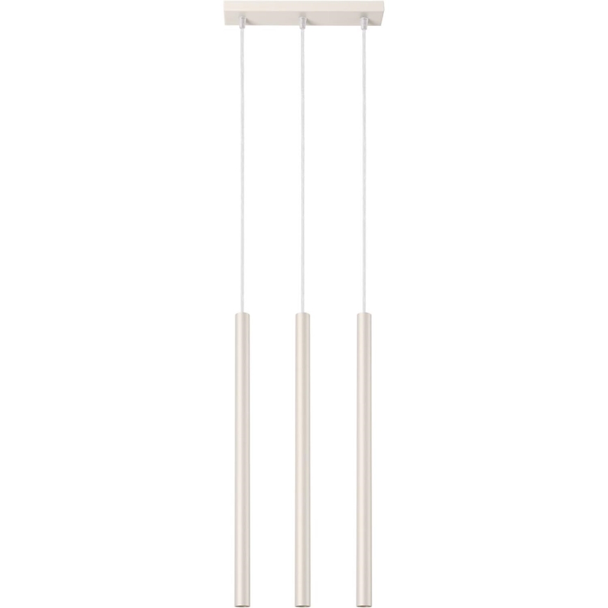 Hanglamp aan een koord PASTELO 3xG9/8W/230V crème