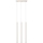 Hanglamp aan een koord PASTELO 3xG9/8W/230V crème