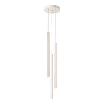 Hanglamp aan een koord PASTELO 3xG9/8W/230V crème