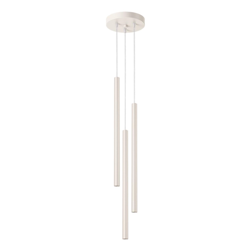 Hanglamp aan een koord PASTELO 3xG9/8W/230V crème