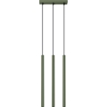 Hanglamp aan een koord PASTELO 3xG9/8W/230V groen