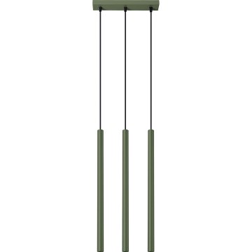 Hanglamp aan een koord PASTELO 3xG9/8W/230V groen