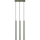 Hanglamp aan een koord PASTELO 3xG9/8W/230V groen
