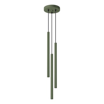Hanglamp aan een koord PASTELO 3xG9/8W/230V groen