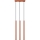 Hanglamp aan een koord PASTELO 3xG9/8W/230V rood