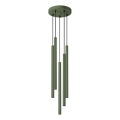 Hanglamp aan een koord PASTELO 5xG9/8W/230V groen