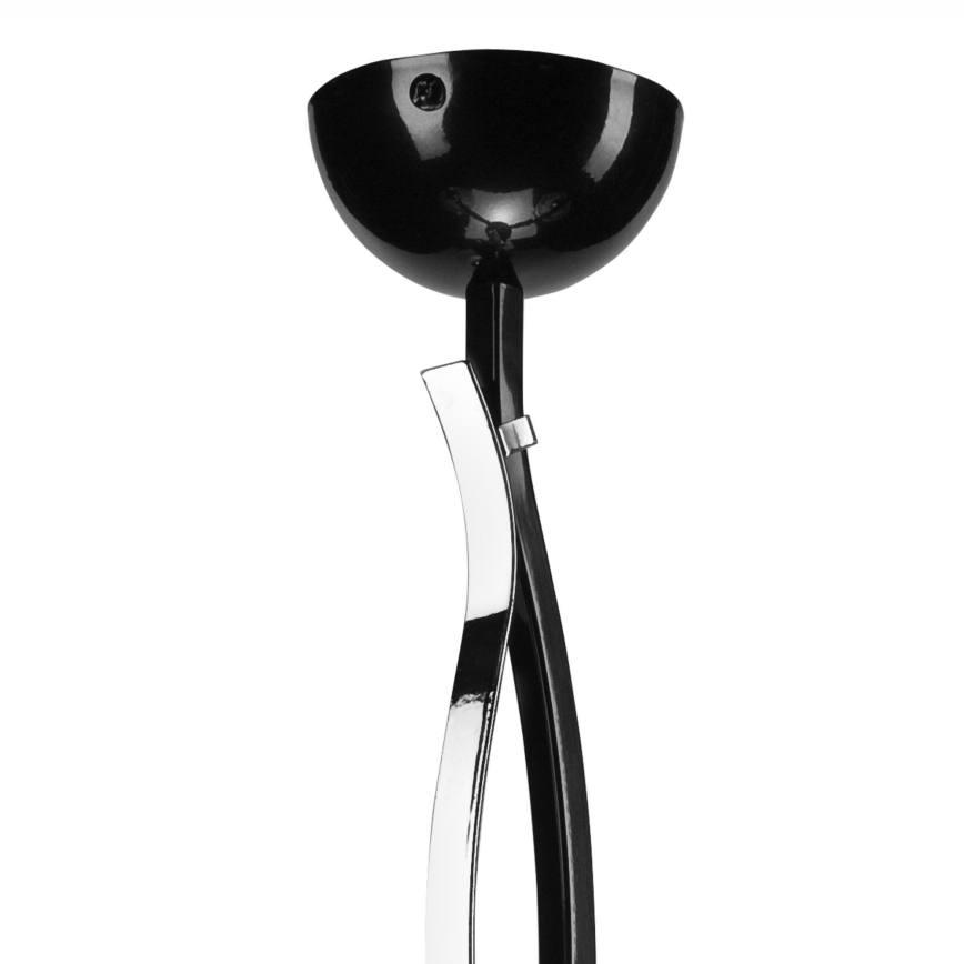 Hanglamp aan een koord PAULA 3xE27/60W/230V zwart