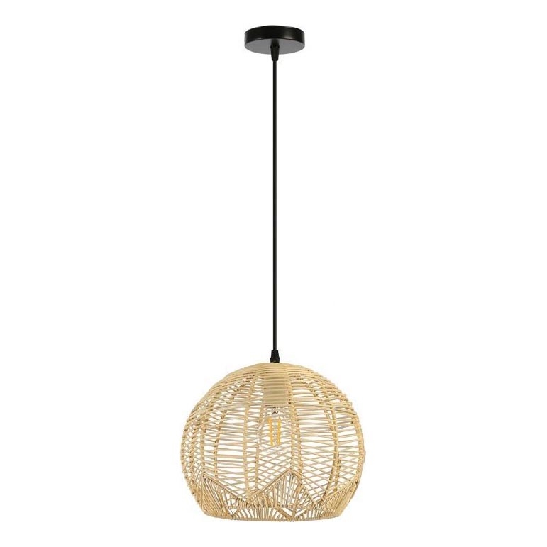 Hanglamp aan een koord PELO 1xE27/40W/230V diameter 30 cm rotan