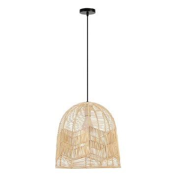 Hanglamp aan een koord PELO 1xE27/40W/230V diameter 40 cm rotan