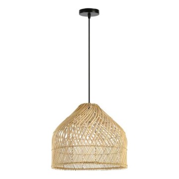 Hanglamp aan een koord PELO 1xE27/40W/230V diameter 40 cm rotan