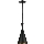 Hanglamp aan een koord PINIO 1xE27/60W/230V diameter 19 cm zwart