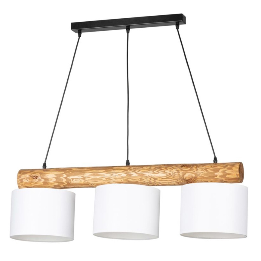Hanglamp aan een koord PINO MIX 3xE27/40W/230V grenen