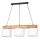 Hanglamp aan een koord PINO MIX 3xE27/40W/230V grenen