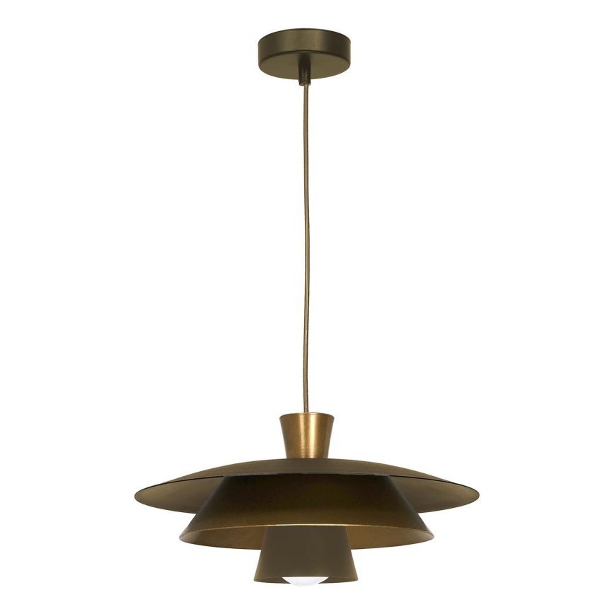 Hanglamp aan een koord PLATO 1xE27/15W/230V messing/goud
