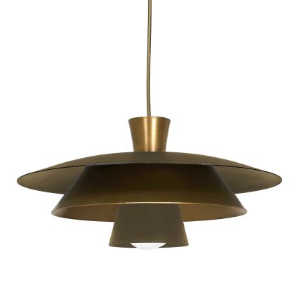 Hanglamp aan een koord PLATO 1xE27/15W/230V messing/goud
