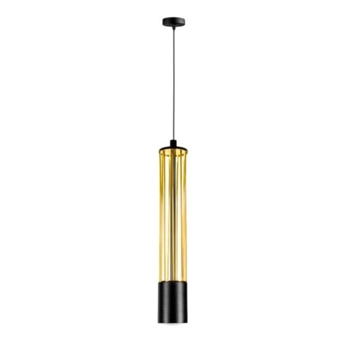 Hanglamp aan een koord PRESCOT 1xGU10/40W/230V goud