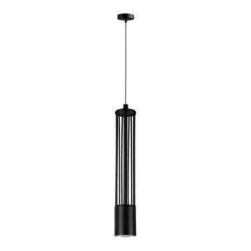 Hanglamp aan een koord PRESCOT 1xGU10/40W/230V zwart