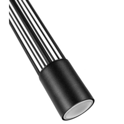 Hanglamp aan een koord PRESCOT 2xGU10/40W/230V zwart