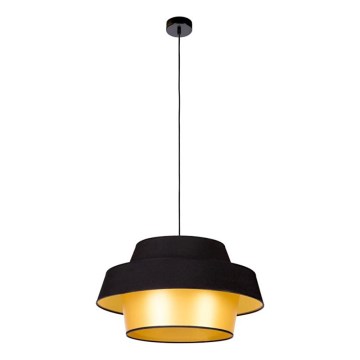 Hanglamp aan een koord PRETO GOLD 1xE27/60W/230V - FSC-gecertificeerd