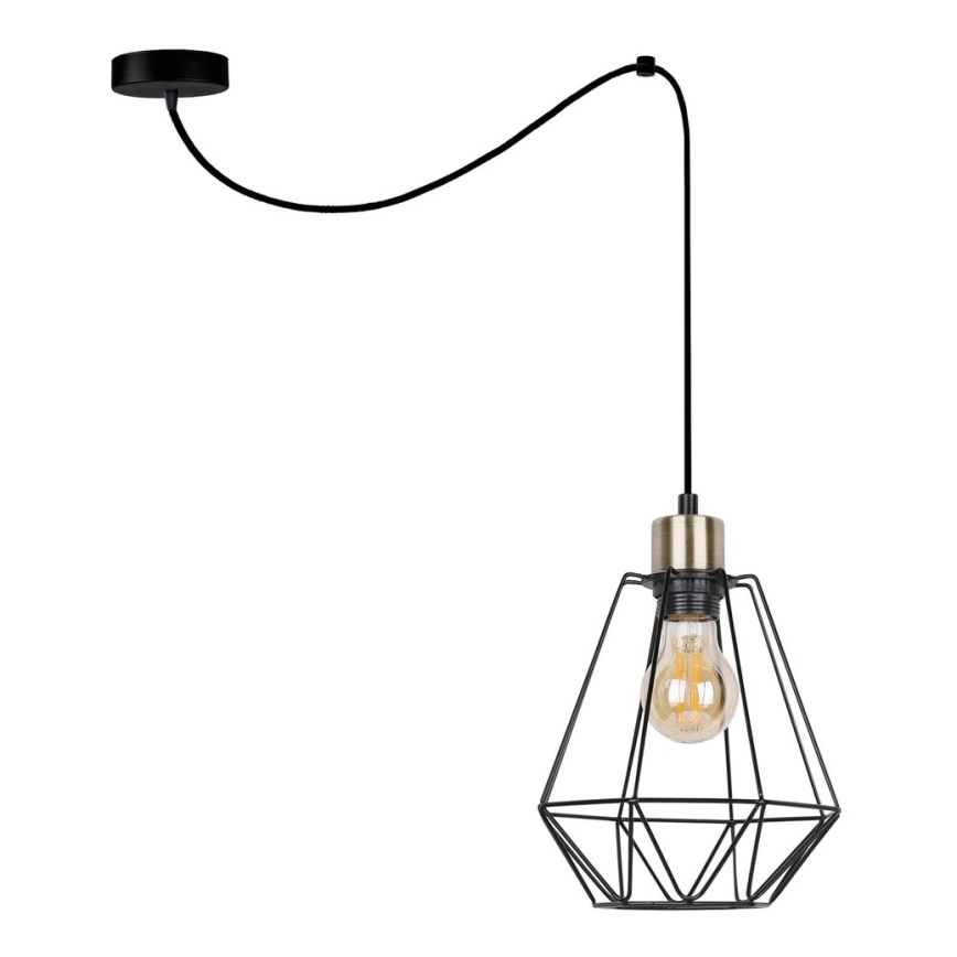 Hanglamp aan een koord PRIMO 1xE27/60W/230V spin