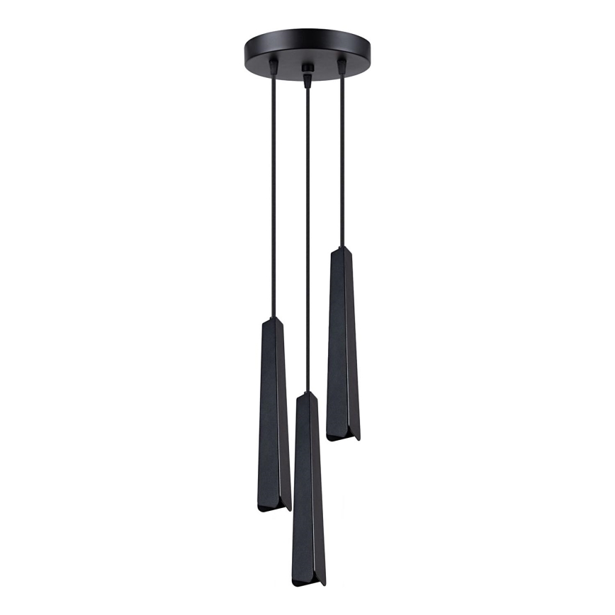 Hanglamp aan een koord PRYSM 3xG9/8W/230V zwart