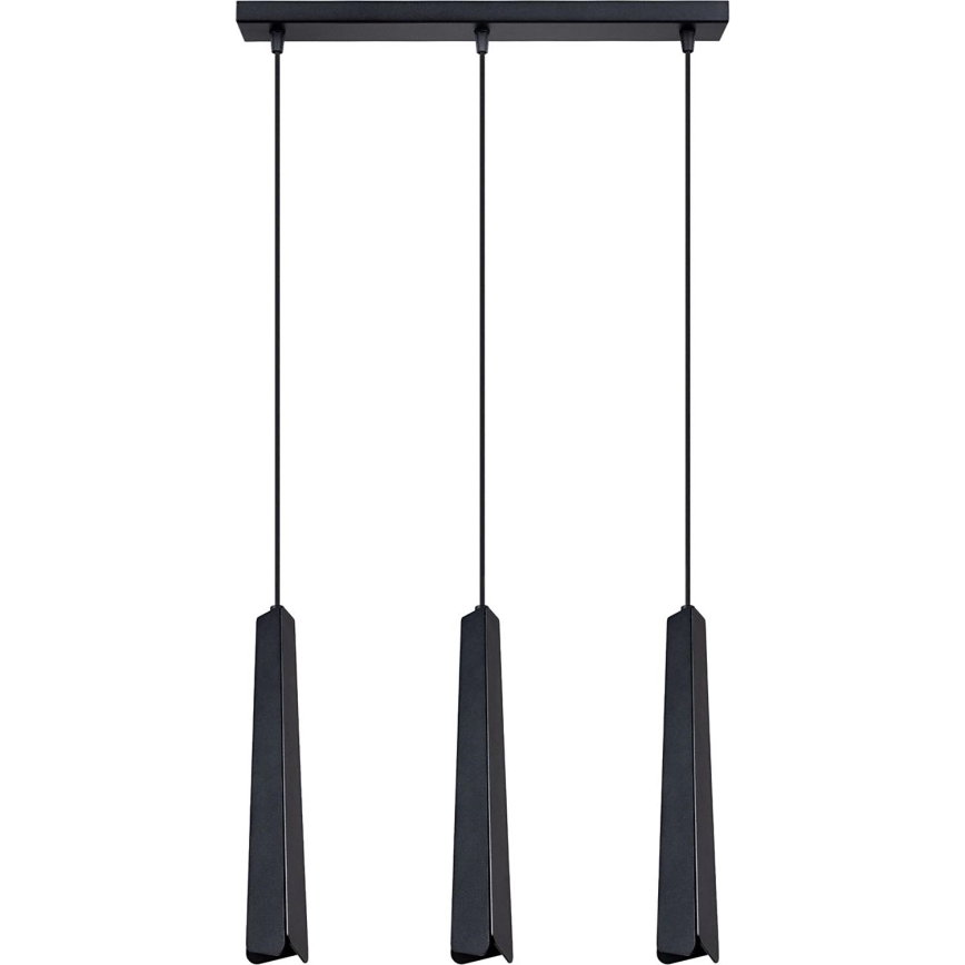 Hanglamp aan een koord PRYSM 3xG9/8W/230V zwart