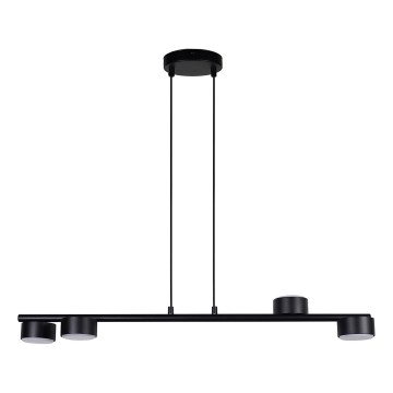 Hanglamp aan een koord PUNTO 4xGX53/12W/230V zwart