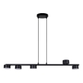 Hanglamp aan een koord PUNTO 5xGX53/12W/230V zwart