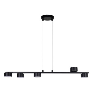 Hanglamp aan een koord PUNTO 5xGX53/12W/230V zwart