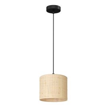 Hanglamp aan een koord RATTAN 1xE27/60W/230V diameter 18 cm rotan