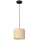 Hanglamp aan een koord RATTAN 1xE27/60W/230V diameter 18 cm rotan