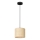 Hanglamp aan een koord RATTAN 1xE27/60W/230V diameter 18 cm rotan