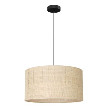 Hanglamp aan een koord RATTAN 1xE27/60W/230V diameter 40 cm rotan