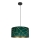 Hanglamp aan een koord RELLA 1xE27/60W/230V groen/goud