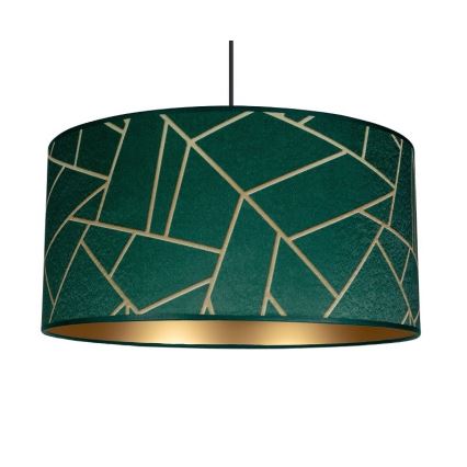 Hanglamp aan een koord RELLA 1xE27/60W/230V groen/goud