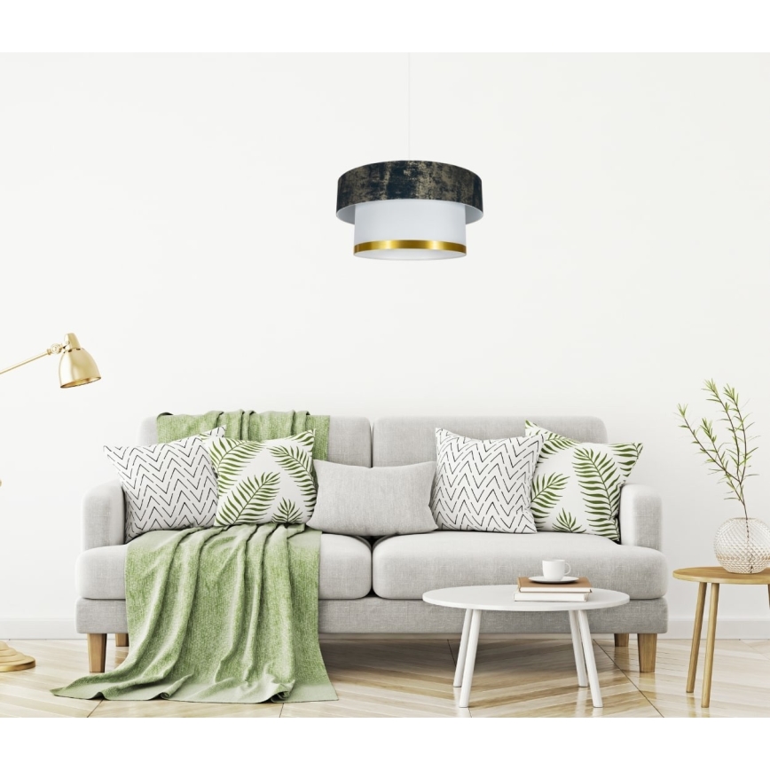 Hanglamp aan een koord RESSA 1xE27/60W/230V groen