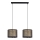 Hanglamp aan een koord REZO 2xE27/60W/230V goud