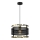 Hanglamp aan een koord RIM 1xE27/60W/230V zwart/goud