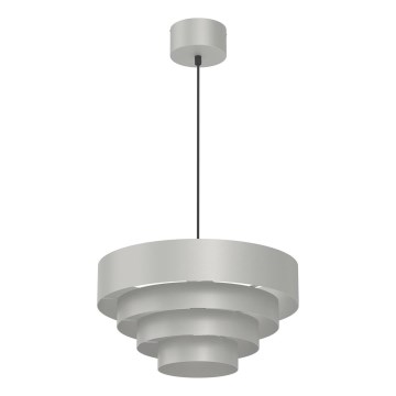 Hanglamp aan een koord RINGS 1xE27/15W/230V glanzend chroom