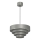 Hanglamp aan een koord RINGS 1xE27/15W/230V grijs