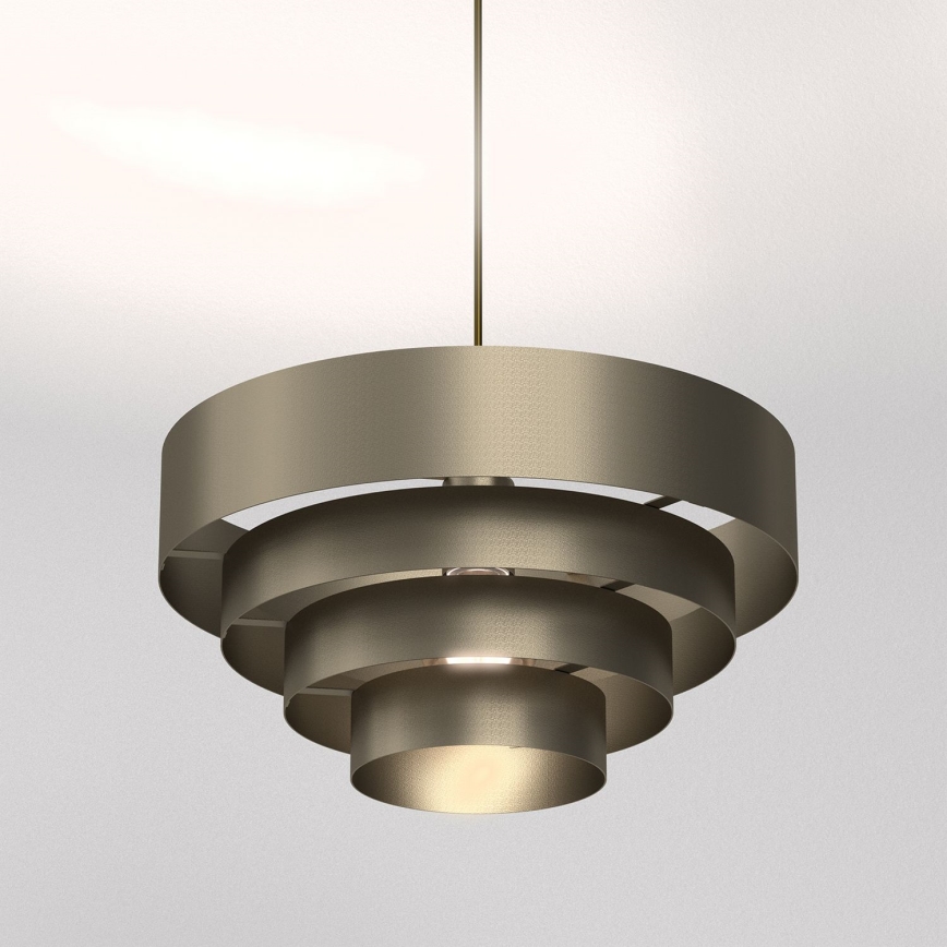 Hanglamp aan een koord RINGS 1xE27/15W/230V messing